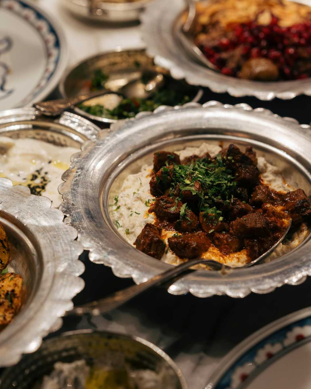 Table Full of Turkish Food