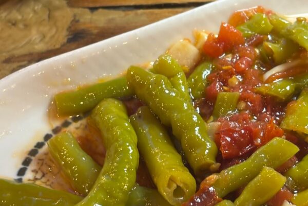 spicy pepper in sauce